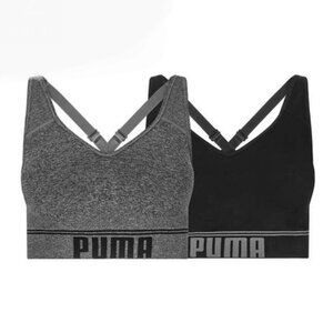 NIB Puma Women’s Seamless Sports Bra - 2-pack